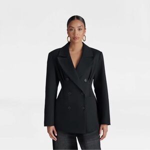 KBB by KAHLANA 'The Corset Blazer' Elegant Black Blazer
